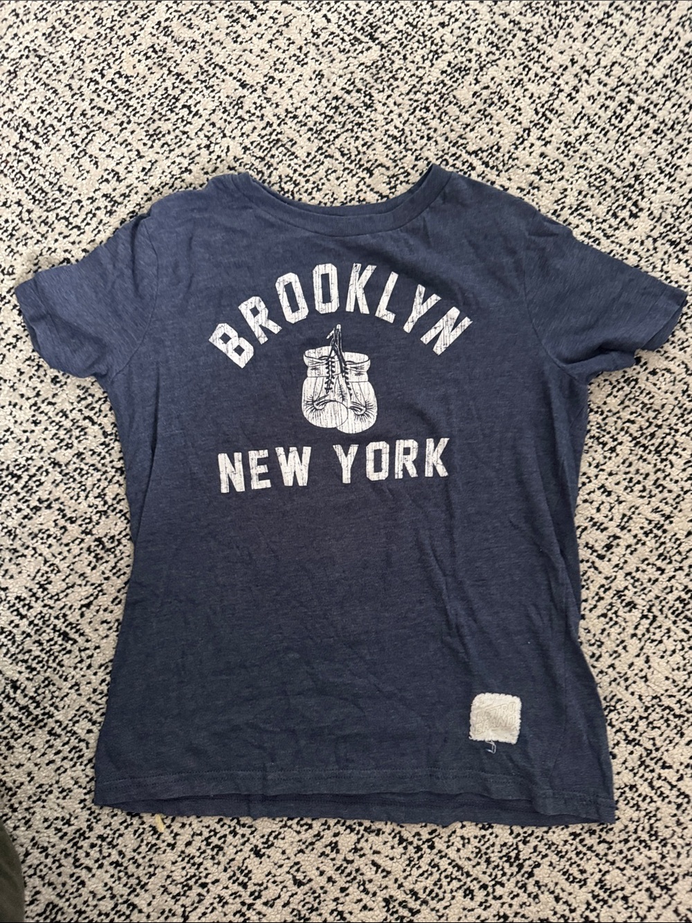 Original Retro Brand Kids Navy Blue Brooklyn New York Tee
